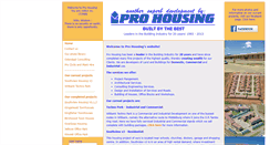Desktop Screenshot of prohousing.co.za